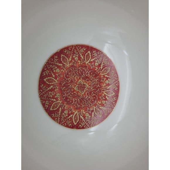 222 Fifth Constantina Red Soup Cereal Bowl 10126234 Set 4 - Picture 6 of 9